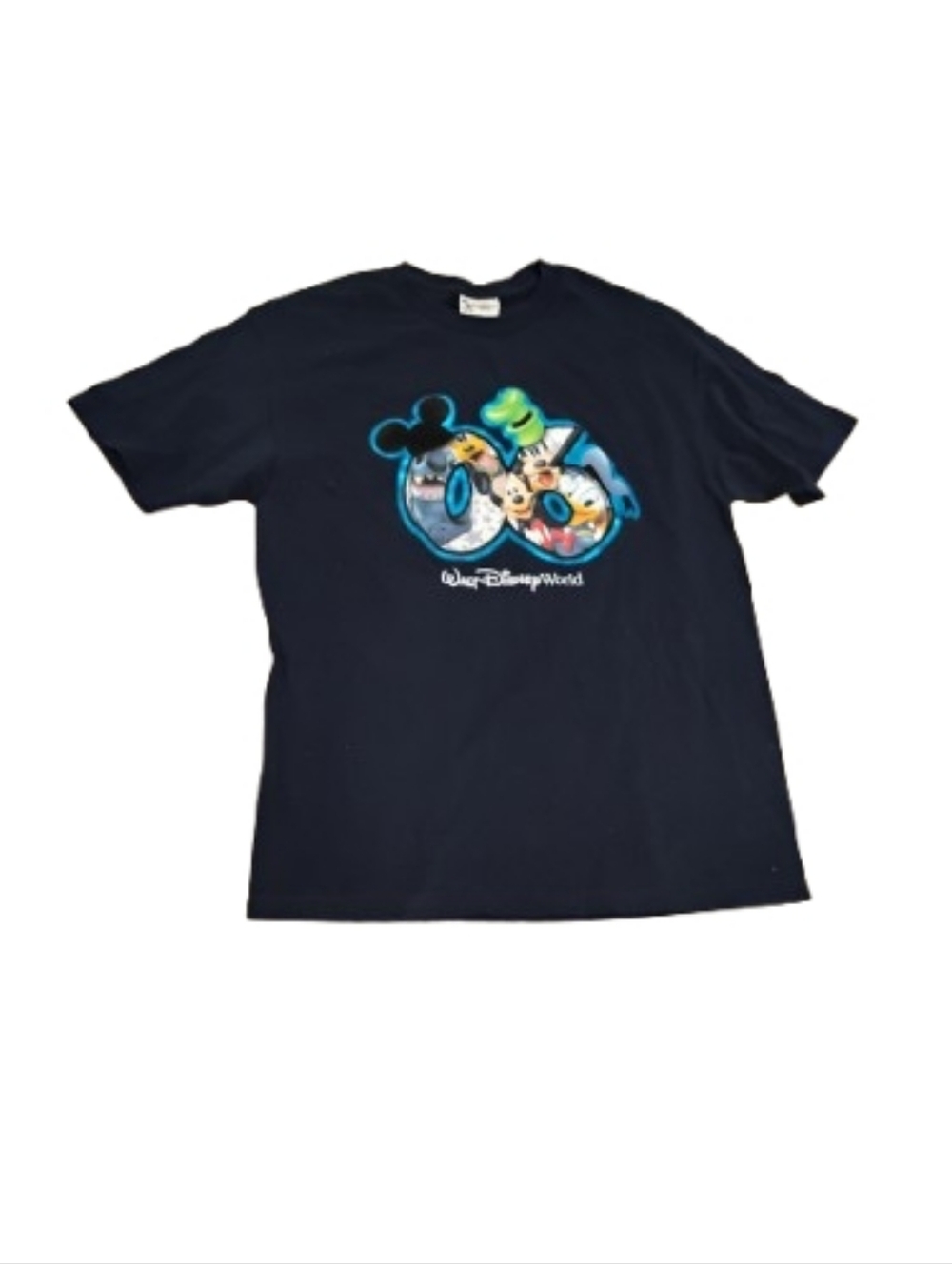 Newly Vintage 2006 Disney World Graphic Short Sleeve Tee Shirt Sz L